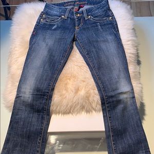 Guess dare devil bootleg denim